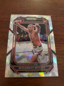 2023 Panini Prizm UFC - Ice Prizm #124 Muhammad Mokaev Rookie Card