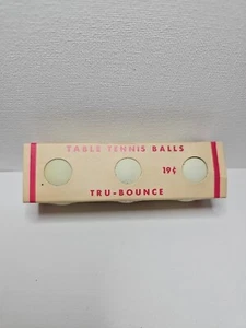 Tru-bounce Table Tennis Balls Vintage, New In Package  Unopened. 3 Pack. - Picture 1 of 4