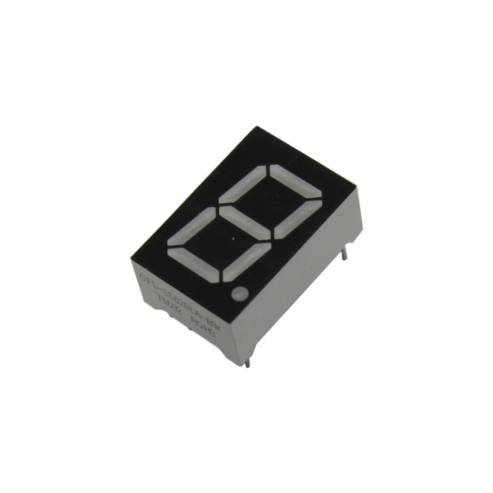 OPD-S15012LR-BW Display: LED 7 segmenti 38,1 mm 1,5" Z.Z: 1 anodo rosso 60 mcd - Immagine 1 di 1