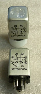 42ROZ-4000-ACG-SIL Metal Case DPDT 5 Amp Relay - 8 Pin Octal - Sigma - Picture 1 of 2