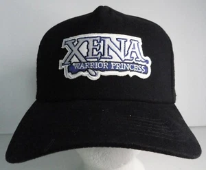 Xena Warrior Princess TV Logo Embroidered Patch on Black Trucker Cap/Hat - Picture 1 of 3