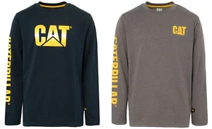 New CATERPILLAR Boys Beam Banner Long Sleeve Shirt Choose Size & Color MSRP $28 - Picture 1 of 3