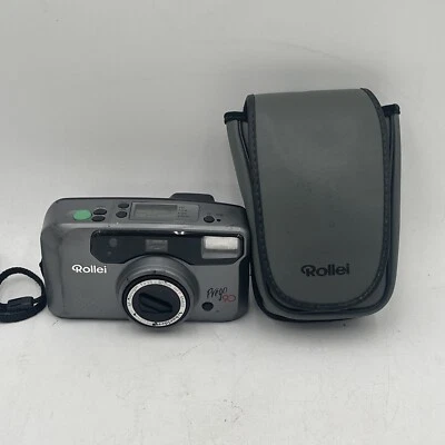 Rollei Prego 90 35 mm Film Camera Vario Apogon HFT 38-90mm W/ Soft Case WORKING - Image 1 of 4