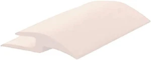 Roppe Rubber Tile Carpet Joiner Profile #56, Natural, 1/2"H X 9'L X 1"W - Picture 1 of 2