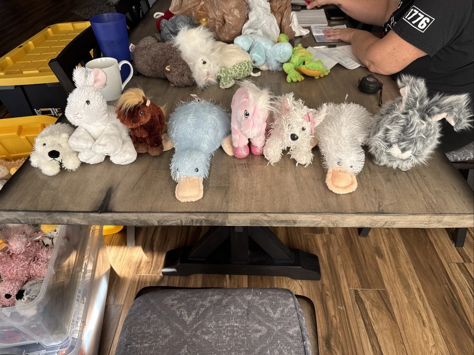 Ganz Webkinz Lil' Kinz Lot of 8 Plush Toys, No Codes, VG- EX condition - Image 1 of 4