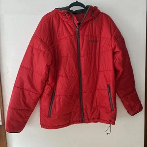 Columbia Mighty Lite Hooded Jacket WM5088 Omni-Heat Red Women’s Size [L/XL] - Picture 1 of 5