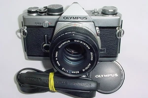 Olympus OM-2N 35mm Film SLR Manual Camera + Olympus 50/1.8 Zuiko Lens -Excellent - Picture 1 of 6