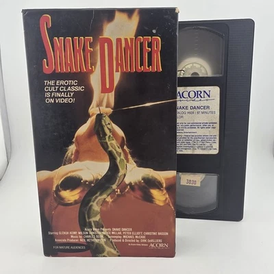 Snake Dancer VHS 1989 Erotic Cult Classic Not Rated **Buy2Get1Free** - Image 1 of 4