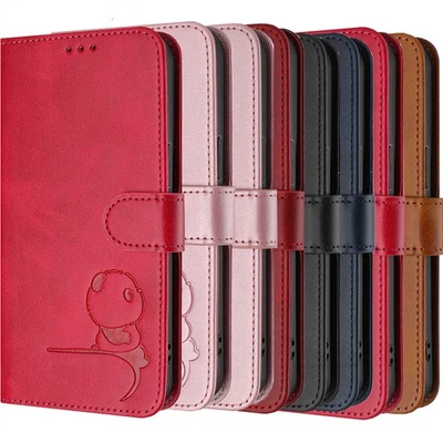 Embossed Leather Wallet Case Cover for iPhone 16 Pro Max 16 Plus 17 16 15 14 16E - Image 1 of 4