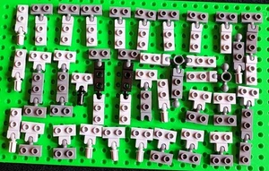 Lego Technic Kugel Sockel an Seitenscharnieren Swivel Tow 1x2 Konvolut Lot 14704 14417 - Bild 1 von 5