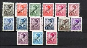 Deutsche Besetzung Serbien 1941 Satz 31/45 Aufdruck Marken postfrisch - Picture 1 of 2