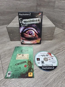 Manhunt 2 (PlayStation 2 PS2) Complete - Untested- Authentic READ!!! - Picture 1 of 9