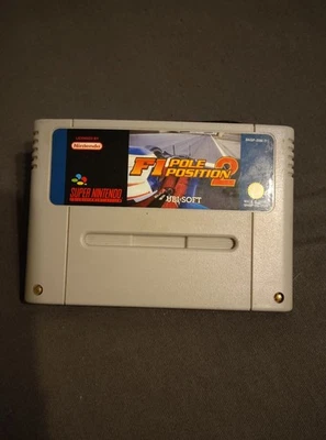 F1 Pole Position 2 Super Nintendo Jeu Jeux Super Nintendo Snes EUR - Photo 1/2