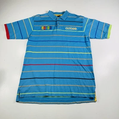 Polo Congo Azul Rayas Bordado Para Hombre Talla XL Foto 1 de 4