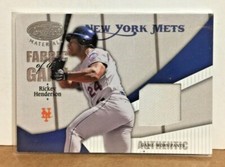 Rickey Henderson 2004 Leaf Certified Materials Fabric of the Game Pants #70/100 