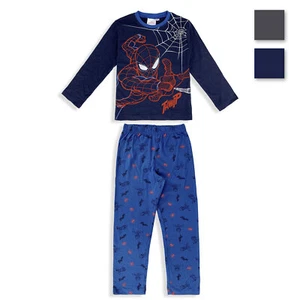 Marvel Spiderman Official Long Sleeve Cotton Kids Pyjamas 4708 - Picture 1 of 6
