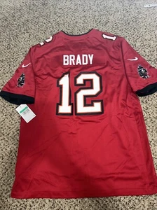 đ„Tom Brady Tampa Bay Buccaneers Nike On Field Game Camiseta de fĂștbol roja para hombre XL - Imagen 1 de 7