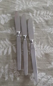 MC Stanley Roberts Edelstahl Besteck Sienna 3 Tafelmesser Hergestellt in Japan - Bild 1 von 6