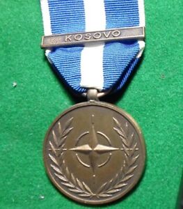 N.A.T.O. War Medal KOSOVO Bar. Ribbon.