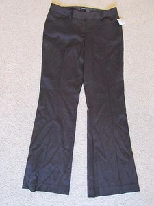 New Women's Tahari "Black Brown" Dress Pants Bootcut Fit Size 4 Petite 4P $128 - Picture 1 of 4