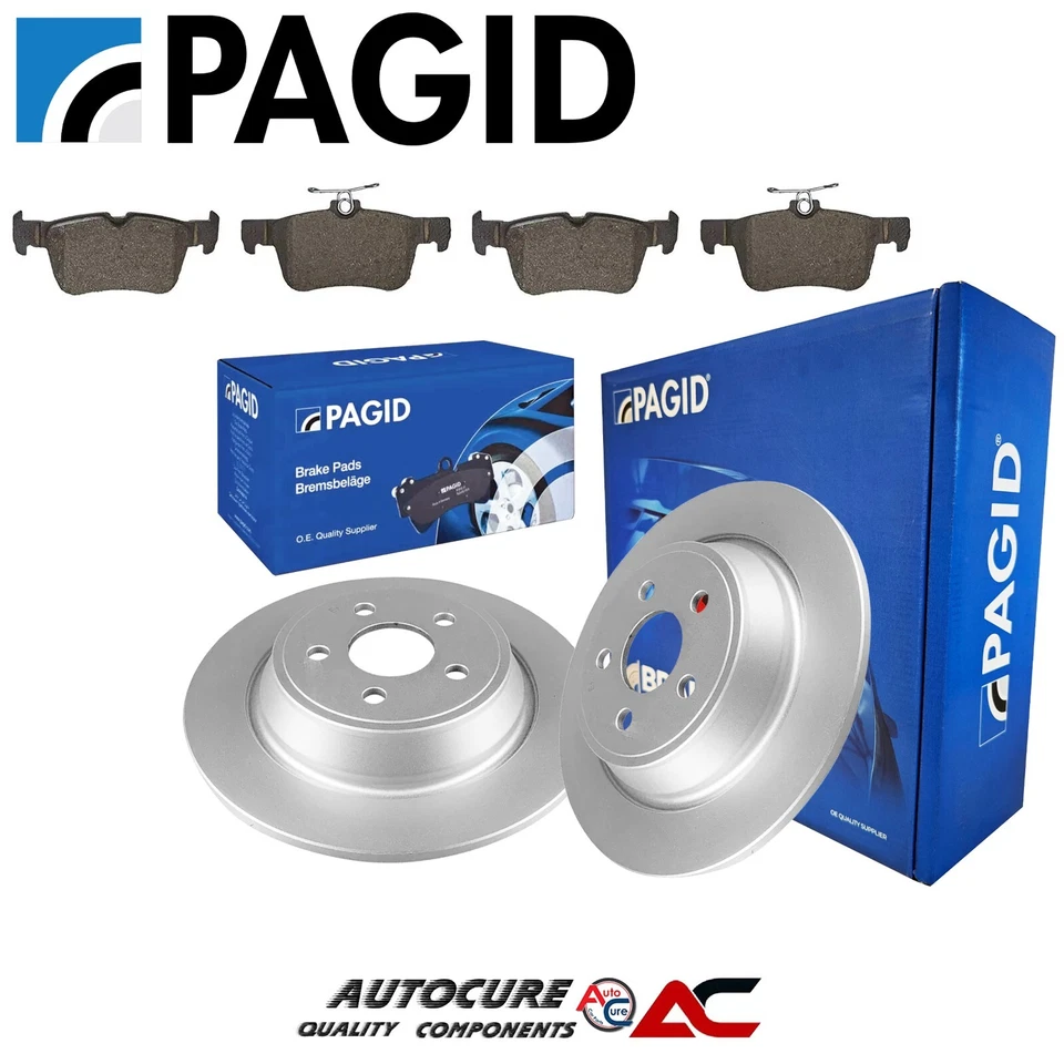 FOR FORD KUGA ST-LINE 2.0 TDCI MK2 C520 2.0 REAR PAGID COATED BRAKE DISCS & PADS - Image 1 of 1