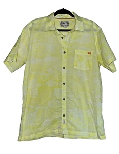 Salt Life Sz L Button Up Camp Shirt 100% Cotton Cruise Vacation Lightweight - Picture 1 of 13