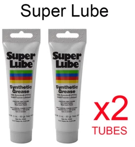 SUPER LUBE Premium Synthetic Grease-Multi Purpose x2 Tubes AU SELLER - Picture 1 of 2