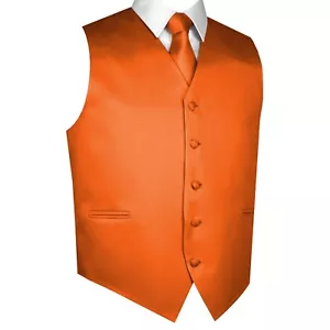 HERREN MANDARIN SATIN SMOKING WESTE KRAWATTE & TASCHENTUCH SET formell Hochzeit Abschlussball Heimkehr - Bild 1 von 3