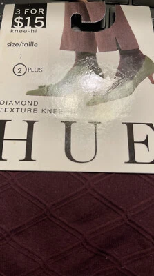 Rodilla con textura de diamante tono - talla alta 2  Foto 1 de 3