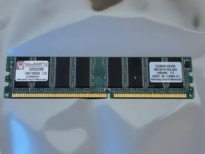 Kingston 256MB DDR PC-2700 333Mhz Memory Desktop KVR333/256R ℥ - Picture 1 of 4
