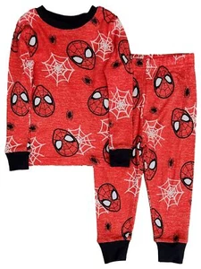 Marvel Infant & Toddler Boys Red Spiderman 2-Piece Pajamas PJ Set - Picture 1 of 1