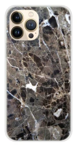 Coque en silicone imprimée compatible Apple iPhone 13 Pro Max Marbre - Picture 1 of 3
