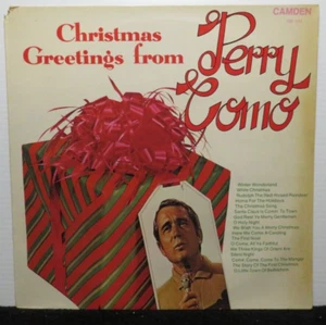 PERRY COMO CHRISTMAS GREETINGS FROM (VG+) UK PRESS CDS-1113 VINYL LP RECORD - Foto 1 di 5