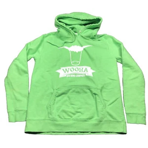 Wooha Brewing Company Hoodie Herren M Grün Bar Grafik Bier Pullover Sweatshirt - Bild 1 von 15