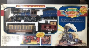 New Bright Rail King Electric Train Set RARE Vintage 1997 - Chattanooga No 376 - Picture 1 of 24