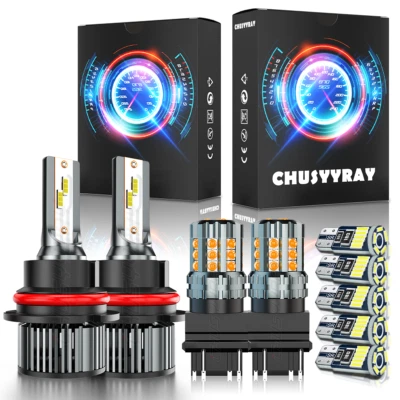 Faro LED para Nissan Versa Note 14-16 intermitente marcador lateral bombillas 9x Foto 1 de 4