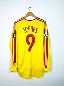 LIVERPOOL 2006/2008 *PLAYER ISSUE* AWAY FOOTBALL SHIRT SOCCER JERSEY #9 TORRES - Picture 1 of 16