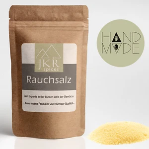 750 g de sal ahumada - sal ahumada de nogal, sal con aroma a humo | JKR Spices - Imagen 1 de 3