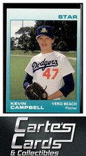 Kevin Campbell 1988 Star Vero Beach Dodgers #2  Los Angeles Dodgers