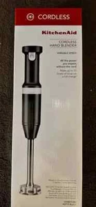 KITCHENAID VARIABLE SPEED CORDLESS HAND BLENDER KHBBV53BM - Picture 1 of 5