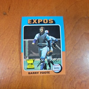 1975 Topps Mini #229 Barry Foote NM-MT ROOKIE CUP MINI MONTREAL EXPOS 