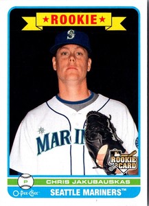 2009 O-Pee-Chee Chris Jakubauskas #590 Seattle Mariners