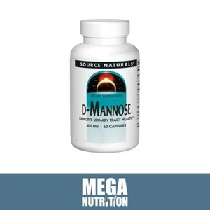 Source Naturals D-Mannose 500mg 60 Kapseln Stützen Harnwege Gesundheit - Bild 1 von 2