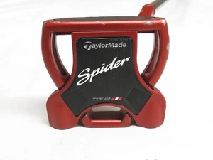 Used TaylorMade Spider Tour 35" Putter TaylorMade Steel Shaft Slant Red Super - Picture 1 of 7