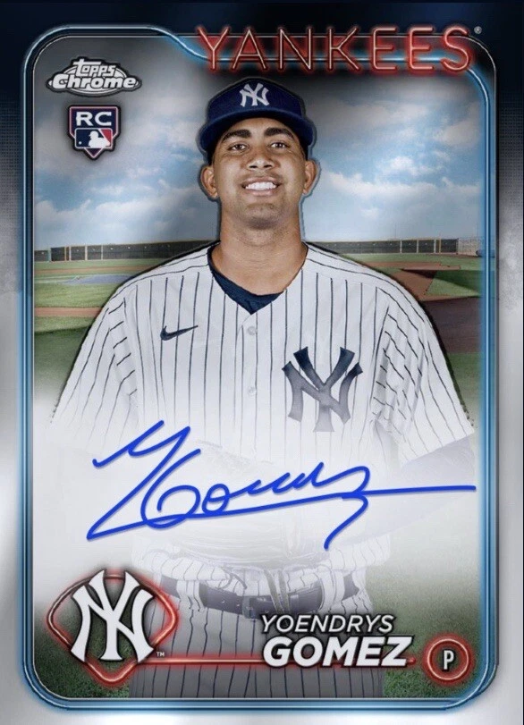 2024 Topps Chrome Update Rookie RC Signature Auto YOENDRYS GOMEZ Digital - Image 1 of 1