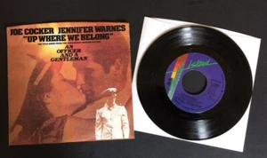 Joe Cocker/Jennifer Warnes "Up Where We Belong" Island, 1982 PS, VG+ - Picture 1 of 5