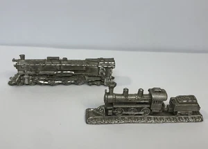 Masterworks Diamond Cut Pewter ~ 2 Zug Lok Figuren 3 3/4" 1989 & 1994 - Bild 1 von 6