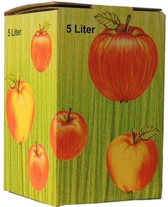 ( 0,90€/ 1Pza ) 25 piezas 5 Litros Bolsa En Caja Cartón en manzana decorativa - Imagen 1 de 1
