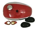 BSA A65 Thunderbolt Chromed & Red Tank Single Carb + Cap, Knee Pad/FIT FOR