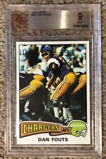 1975 Topps Dan Fouts #367 BVG 9 MINT Rookie RC HOF Sharp Corners well Centered!